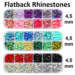 worthofbest Purple Rhinestones for Crafts with Glue, Flatback Purple  Rhinestones for Clothes Nails Clothing Fabric Shoes