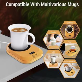 Smart Electric Coffee Cup Mug Warmer Tea Milk Drink Heater Pad Auto Shut  Off