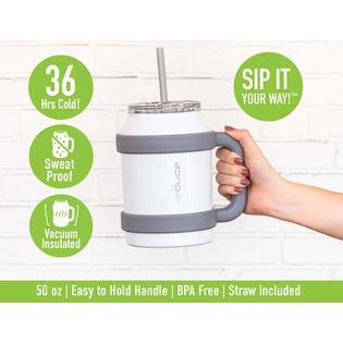 Reduce REDUCE 50 oz Mug Tumbler with Handle and Straw - Stainless Steel  with Sip-It-Your-Way Lid - Keeps Water Cold up to 36 Hours - Sw