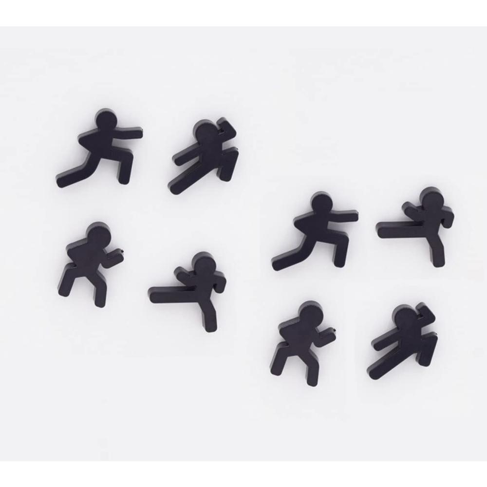 TabEnter Decorative Refrigerator Magnets, Perfect Fridge Magnets for House Office Personal Use (8Pcs Ninja)