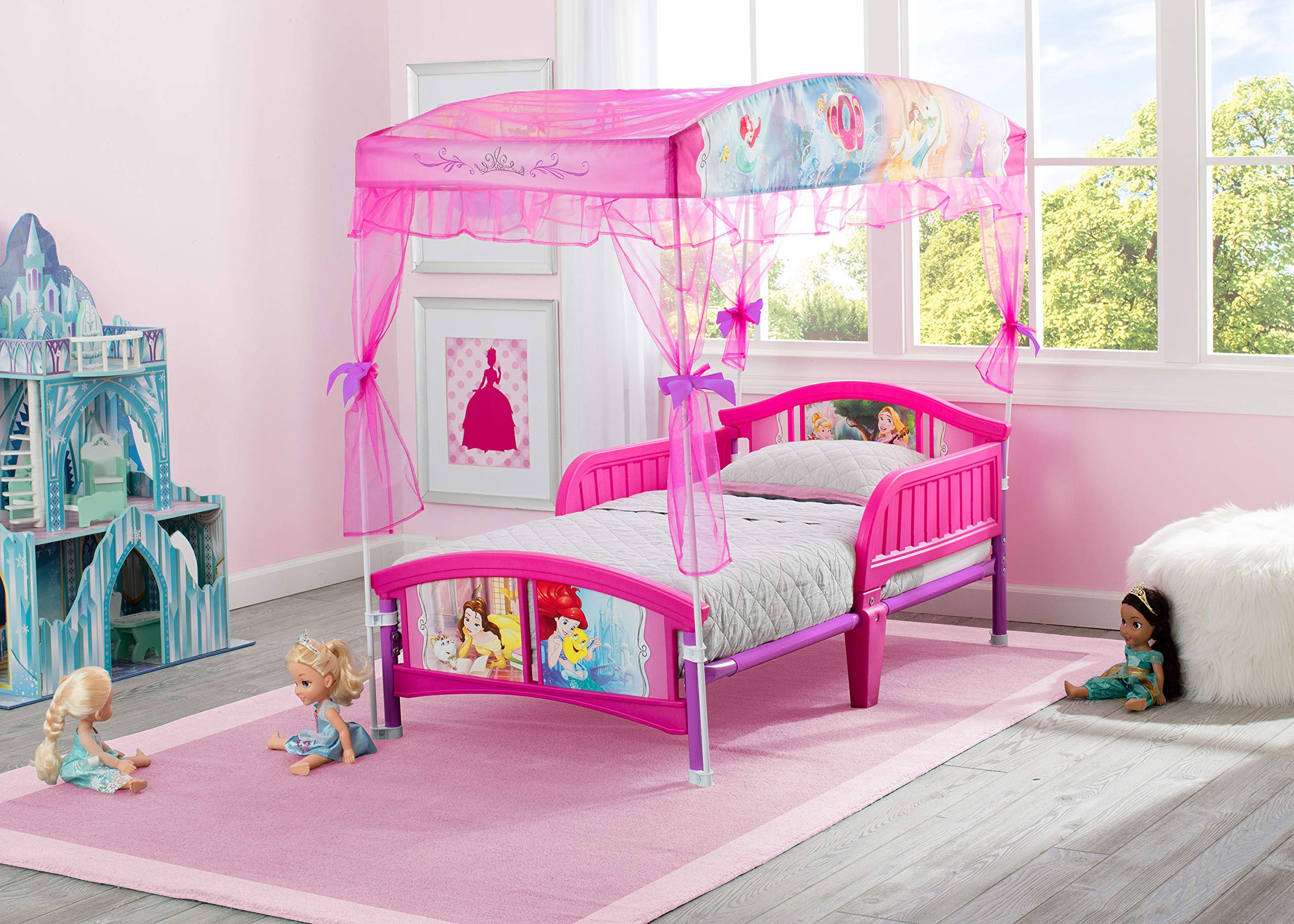 Delta Children Canopy Toddler Bed, Disney Princess