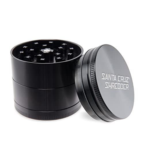 Santa cruz Shredder Herb and Spice grinder Made in USA (Large (27 Inch), Black)