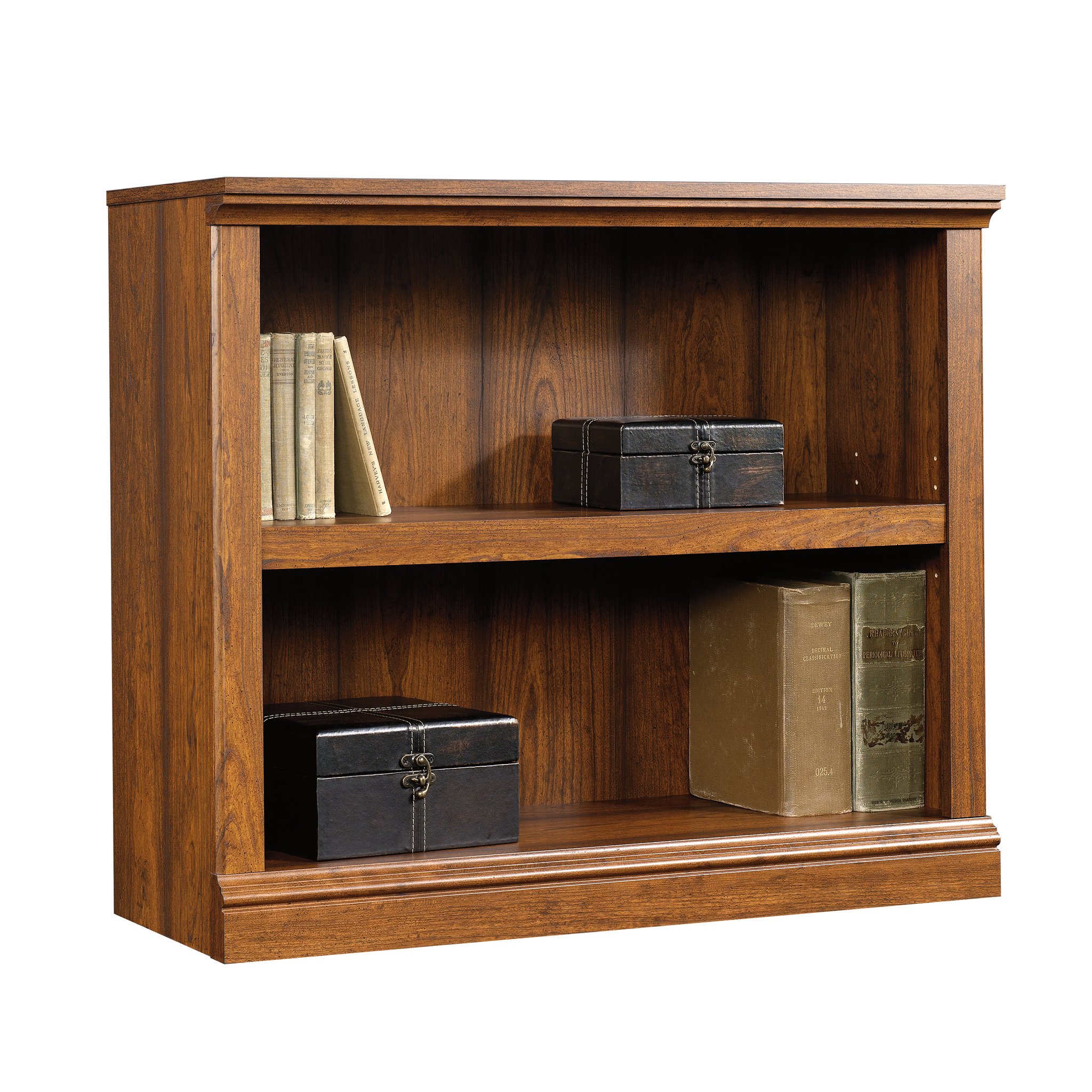 Sauder 2-Shelf Bookcase, Washington Cherry