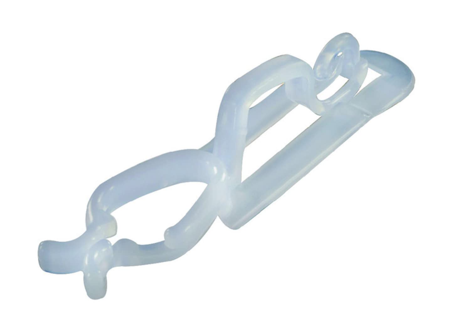 Dyno Commerical All-N-1 Light Clips White Plastic 100 pk