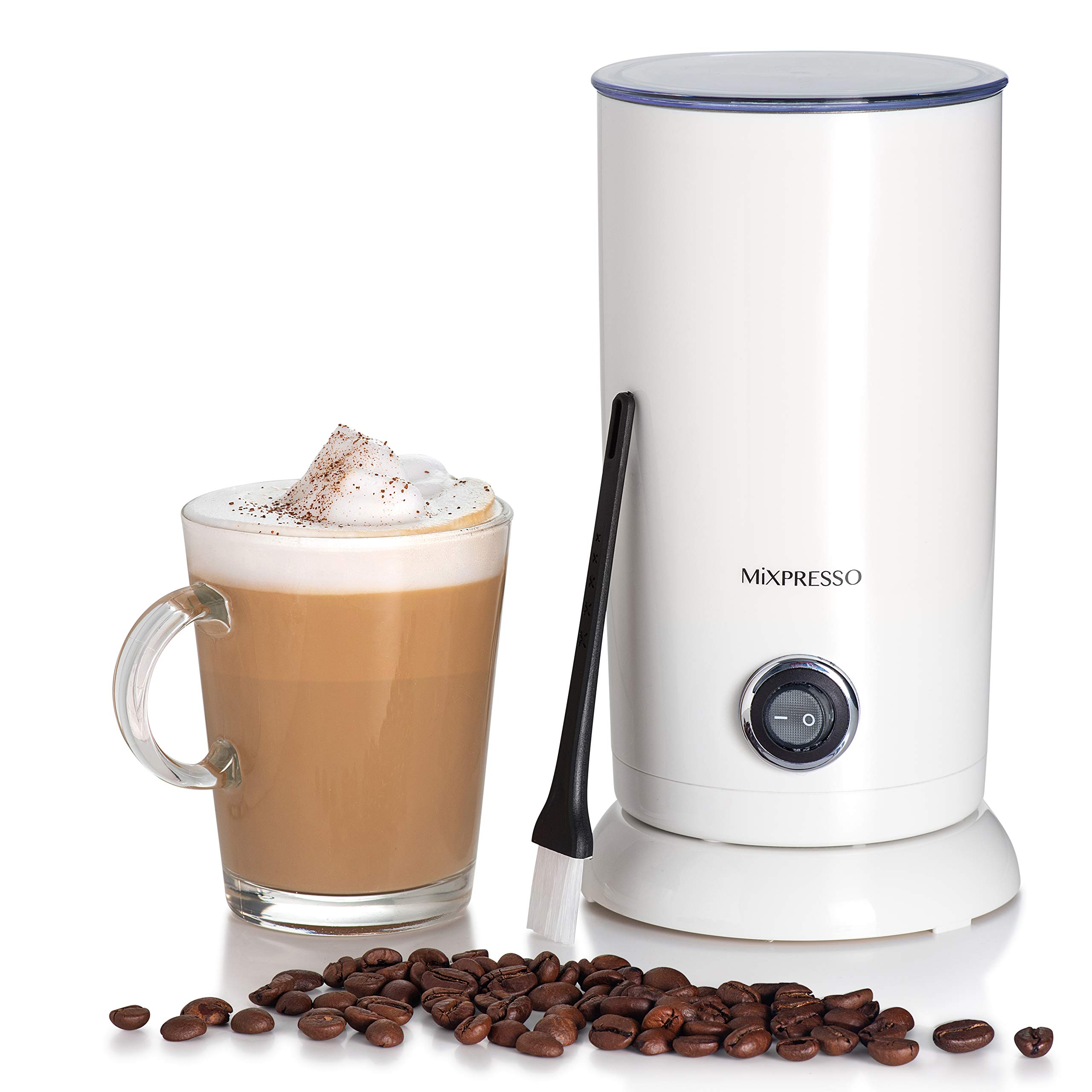 Mixpresso Electric Milk Frother - Latte Art Steamer, Electric