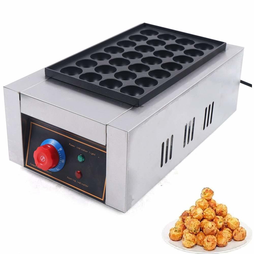wanlecy Electric Takoyaki Maker, Commercial 28PCS/56PCS Takoyaki Grill with Nonstick Molds Japanese Octopus Fish Ball Cake Grill Pan 110