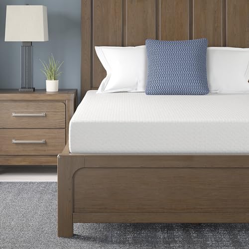 Signature Design by Ashley Twin Size Chime 8 Inch Medium Firm Memory Foam Mattress with Green Tea & Charcoal Extract