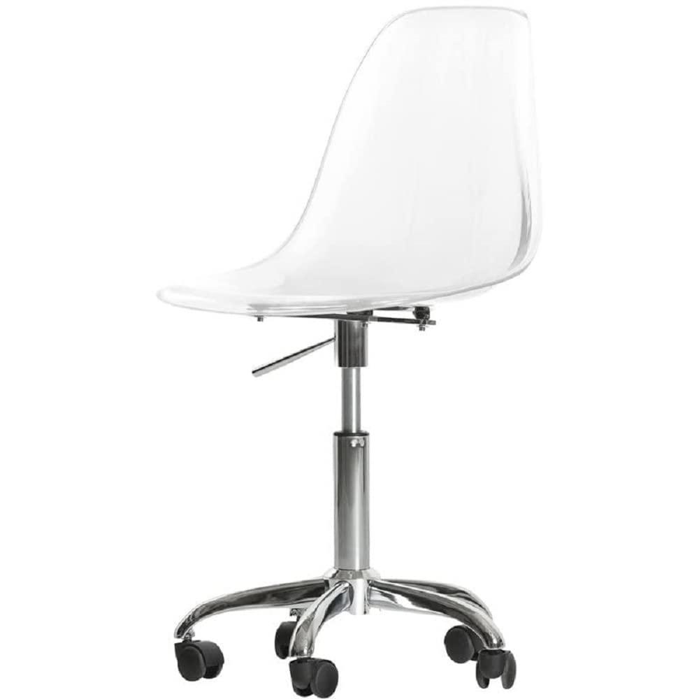 South shore annexe clear office chair with wheels Clearance
