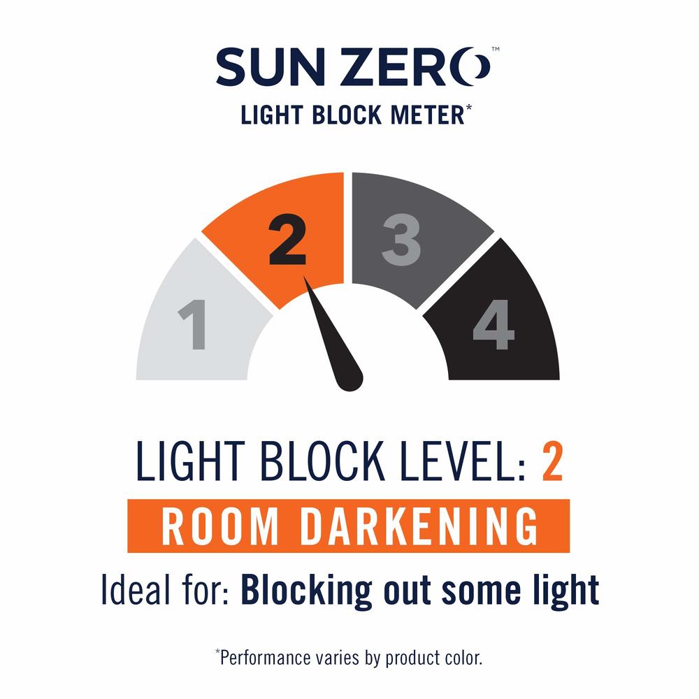 Sun Zero Barrow Energy Efficient Grommet Sliding Patio Door Curtain Panel, 100" x 84", Taupe