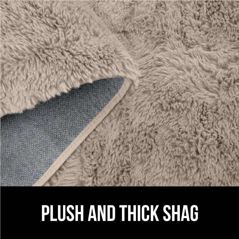 Gorilla Grip Soft Faux Fur Area Rug, Washable, Shed and Fade Resistant, Grip  Dots Underside, Fluffy