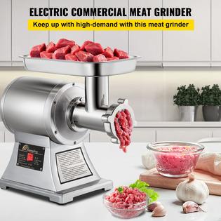 Happybuy 110V Commercial Meat Grinder 550Lbs/hour 1100W 190 PRM Sausage  Stuffer Maker 1.5 HP Stainless