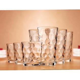 Home Essentials & Beyond Glassware Drinking Glasses Set Of 8 4 Highball (17  oz.) Kitchen Glasses