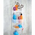 iDesign Circlz Plastic Hanging Shower Caddy, Extra Space for