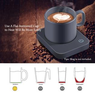 Vobaga VOBAGA Coffee Mug Warmer, Electric Coffee Warmer for Desk with Auto  Shut Off, 3 Temperature Setting Smart Cup Warmer for Heating
