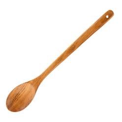 MeganJDesigns Wooden Mixing Spoon, 16.5 inch Long Wooden Spoon, Long Handled Wooden Spoon For Cooking And Stirring