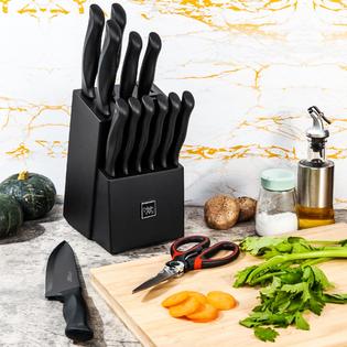 HD HUNTER.DUAL Knife Sets for Kitchen with Block, HUNTER.DUAL 15 Pcs Kitchen  Knife Set