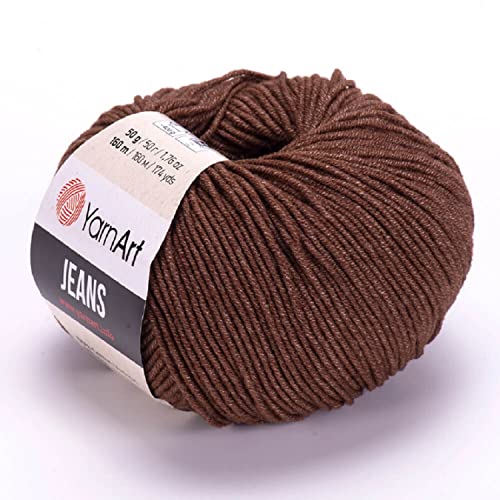 Yarn Art Jeans Yarn, Amigurumi Cotton Yarn, Cotton Yarn Crocheting,  Knitting Yarn, amigurumi Cotton Yarn, Turkish Yarn, 55 perce