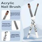ANGNYA Kolinsky Acrylic Nail Brush for Nail Extension with White