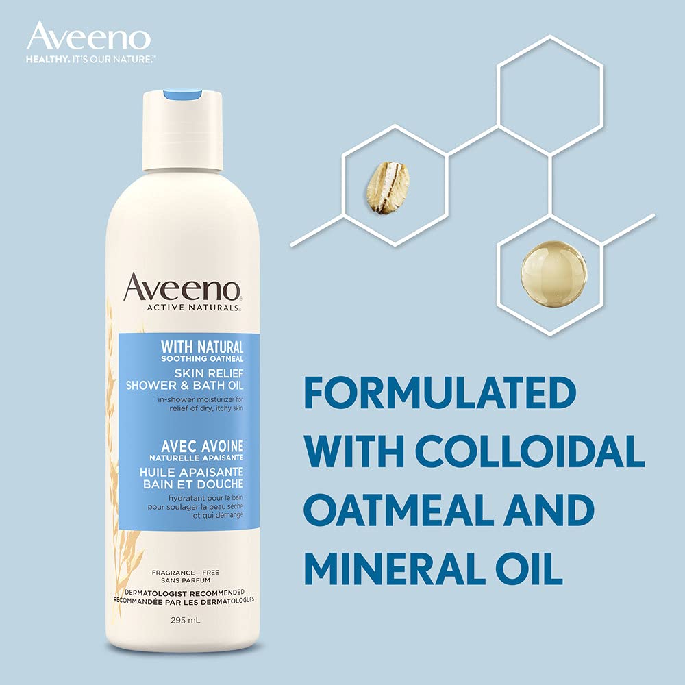 Aveeno Skin Relief Shower & Bath Oil 10 oz