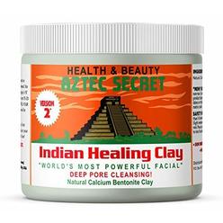 Aztec Secret- Indian Healing Clay 1 lb - Deep Pore Cleansing Facial & Body Mask - The Original 100% Natural Calcium Bentonite Cl