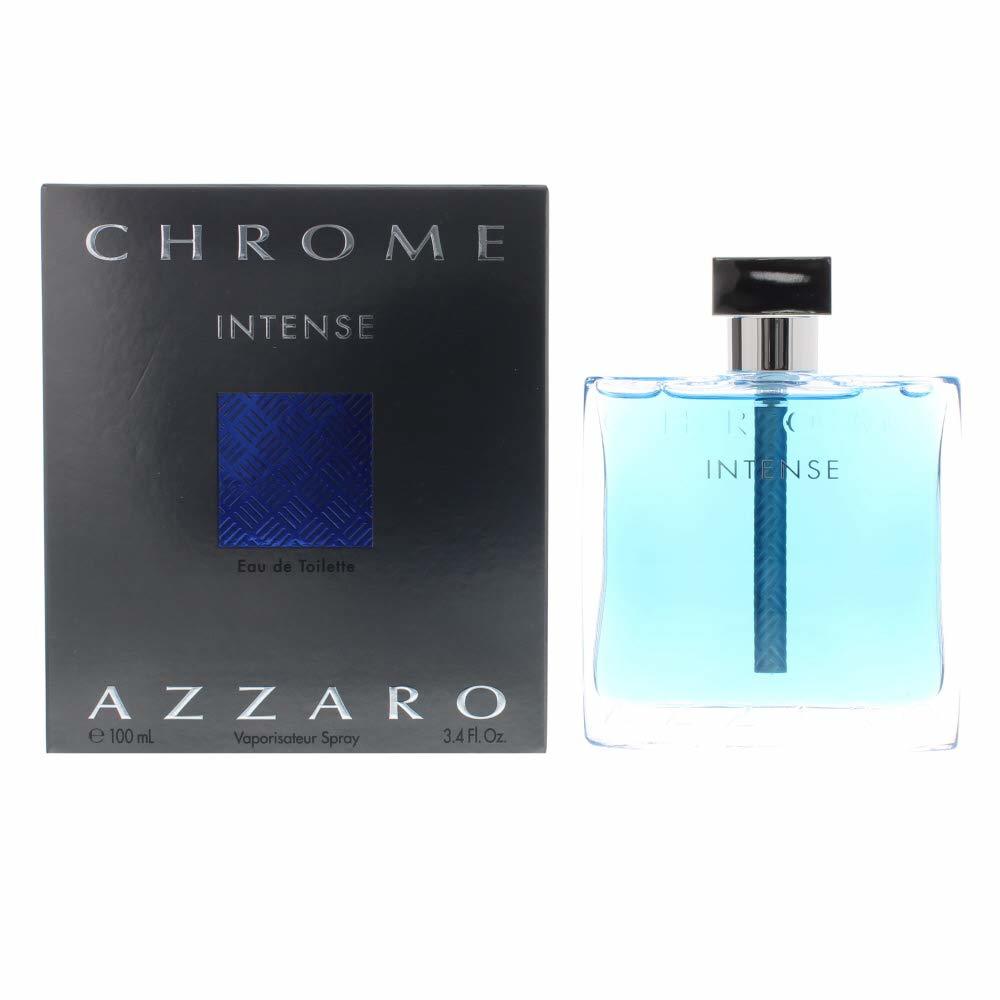 Azzaro Chrome Intense Eau de Toilette - Cologne for Men - 3.4 Fl Oz