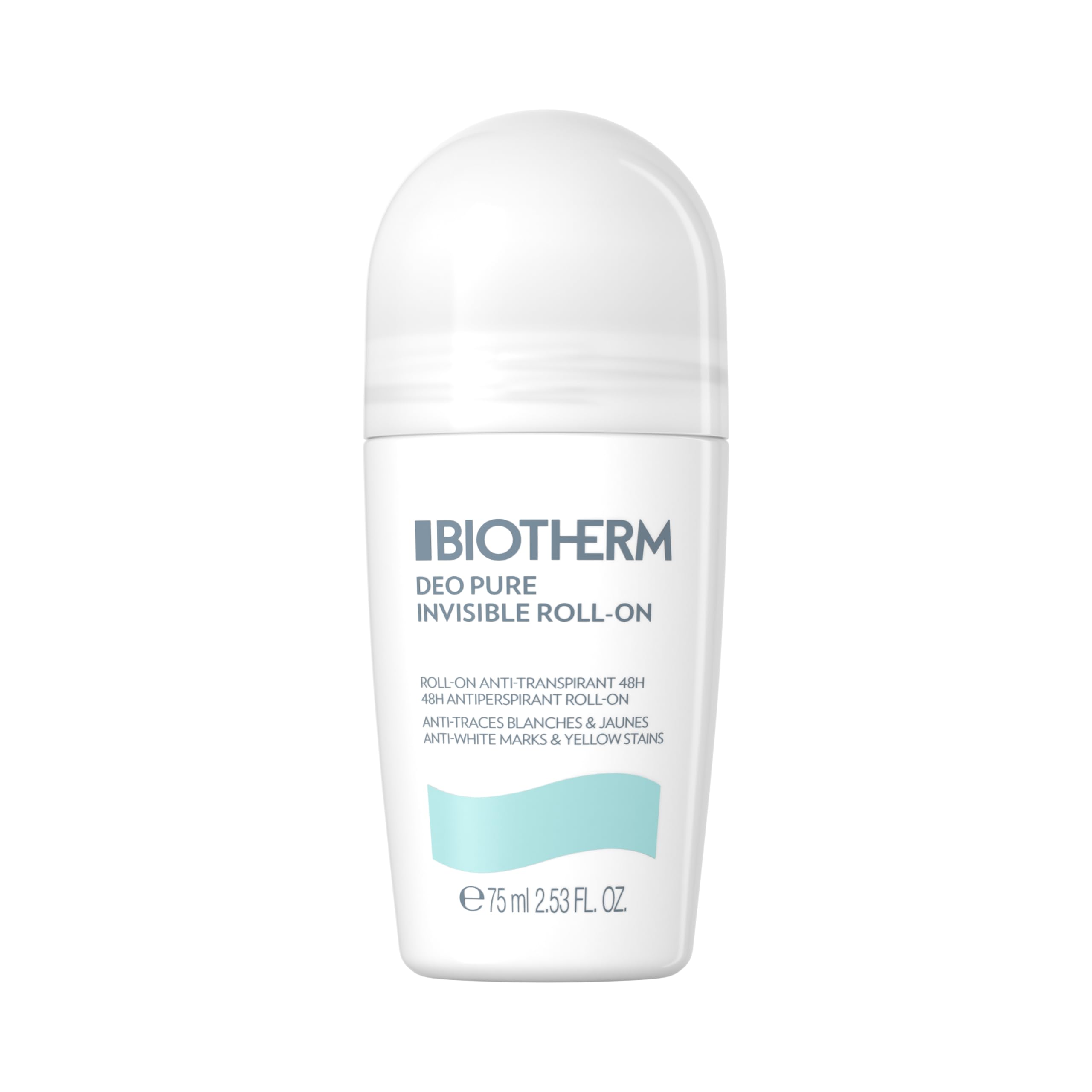 Biotherm Deo Pure Invisible Antiperspirant Roll-On, Fresh, 2.53 Fl Oz