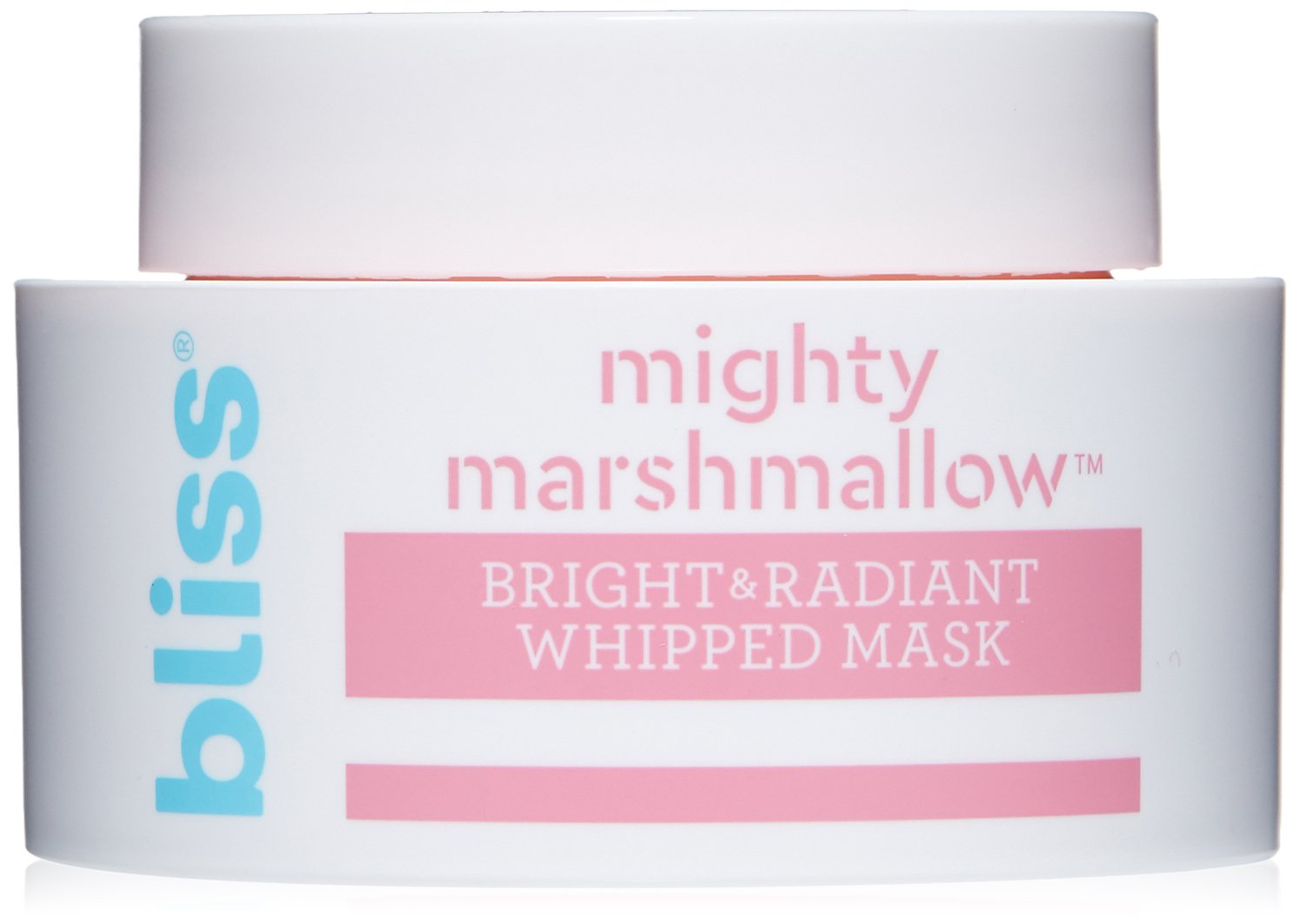 Bliss Mighty Marshmallow Bright & Radiant Whipped Mask - Brightening & Hydrating Face Mask - 1.7 Oz - Luminious Skin - Clean - V