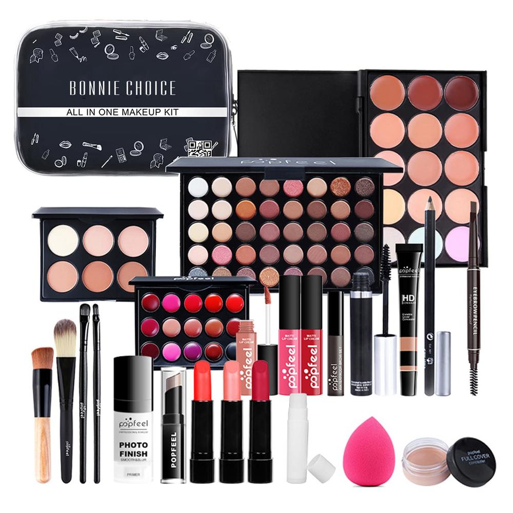 BONNIE CHOICE All In One Makeup Kit, Makeup Kit for Women Full Kit, Makeup Gift Set for Women Beginners, Makeup Essential Starte