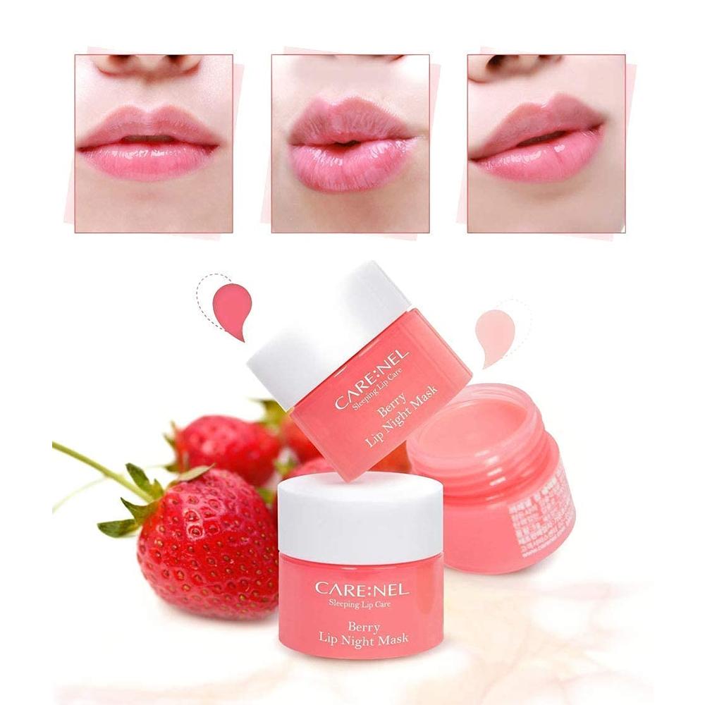 CARE:NEL CARENEL Lip Sleeping Mask 5g (Berry 3Set) - Lip gloss Cream - Overnight Treatments Lip Balm