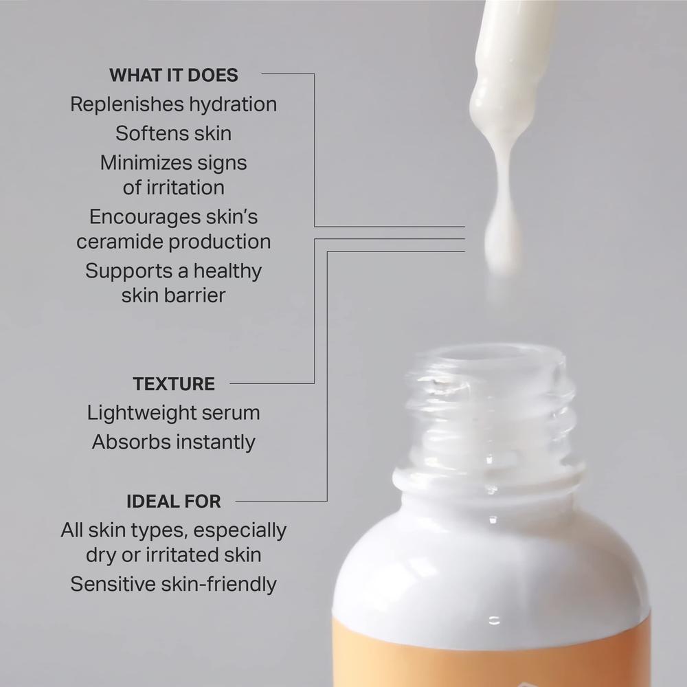 Cocokind Ceramide Serum, Hydrating Serum for Face, Skin Barrier Repair Face Serum with Ceramides, Ceramide Moisturizer and Lacti