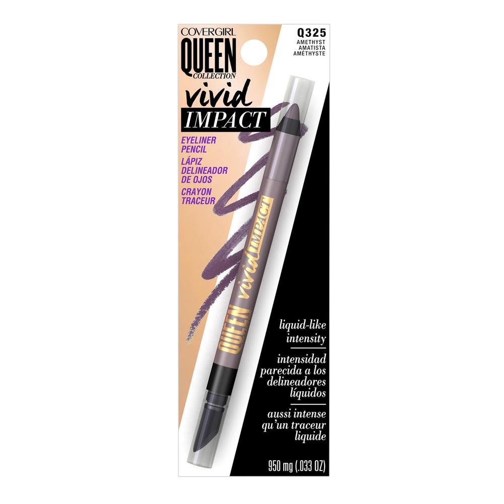 COVERGIRL Queen Vivid Impact Eyeliner Amethyst Q325, .033 oz (packaging may vary)