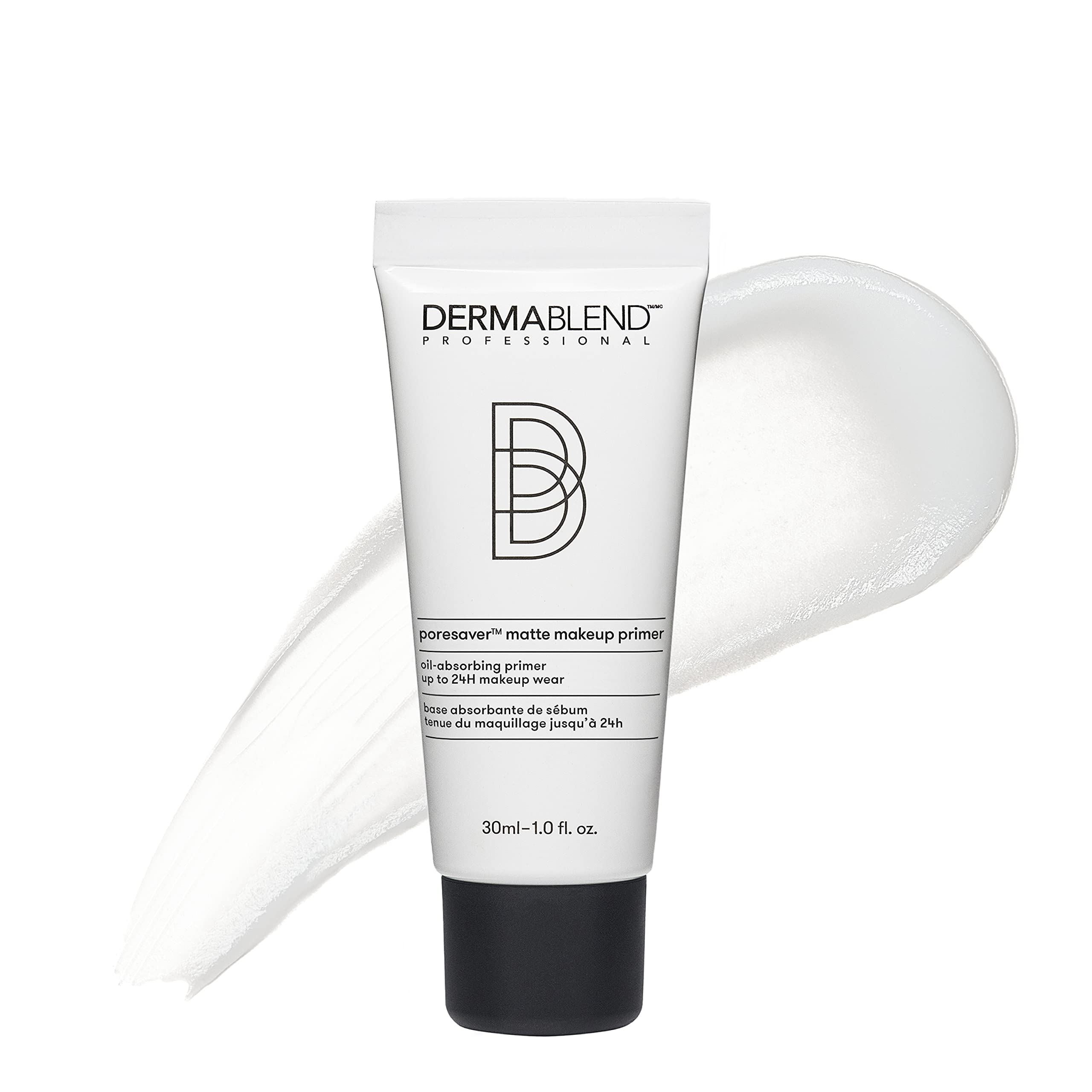 Dermablend Poresaver Matte Primer Face Makeup for Oily Skin, Lightweight Pore Minimizing & Blurring Face Primer, 24HR Wear, 1.0 