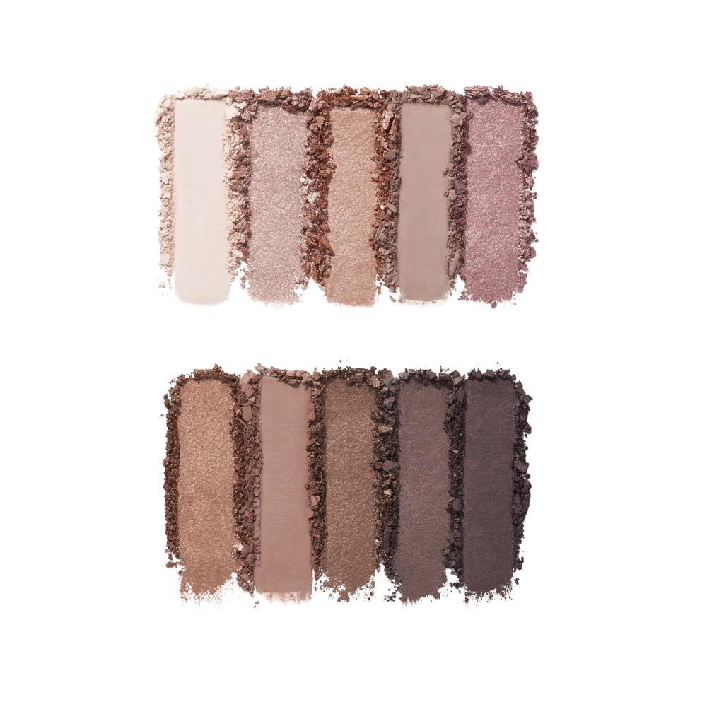 e.l.f. Perfect 10 Eyeshadow Palette, Ten Ultra-pigmented Shimmer & Matte Shades, Vegan & Cruelty-free, Nude Rose Gold (Packaging
