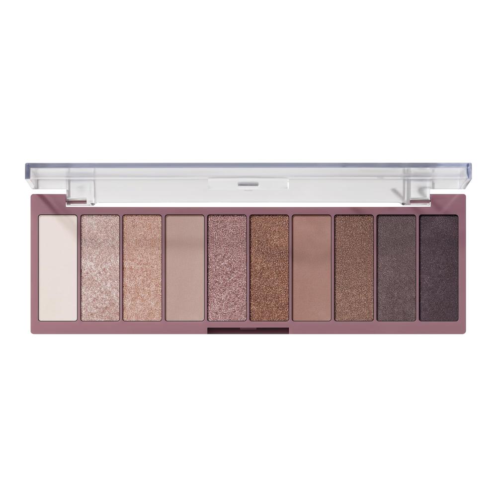 e.l.f. Perfect 10 Eyeshadow Palette, Ten Ultra-pigmented Shimmer & Matte Shades, Vegan & Cruelty-free, Nude Rose Gold (Packaging