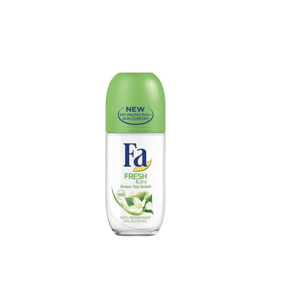 Fa Fresh & Dry Green Tea 48h Roll-On Deodorant Anti-Perspirant 50 ml / 1.7 oz