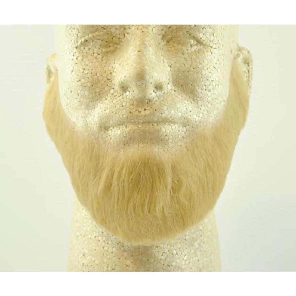 Mats Full Character Beard BLONDE - 100% Human Hair - no. 2024 - Spirit Gum Included - REALISTIC! Perfect for Theater and Stage - Reus