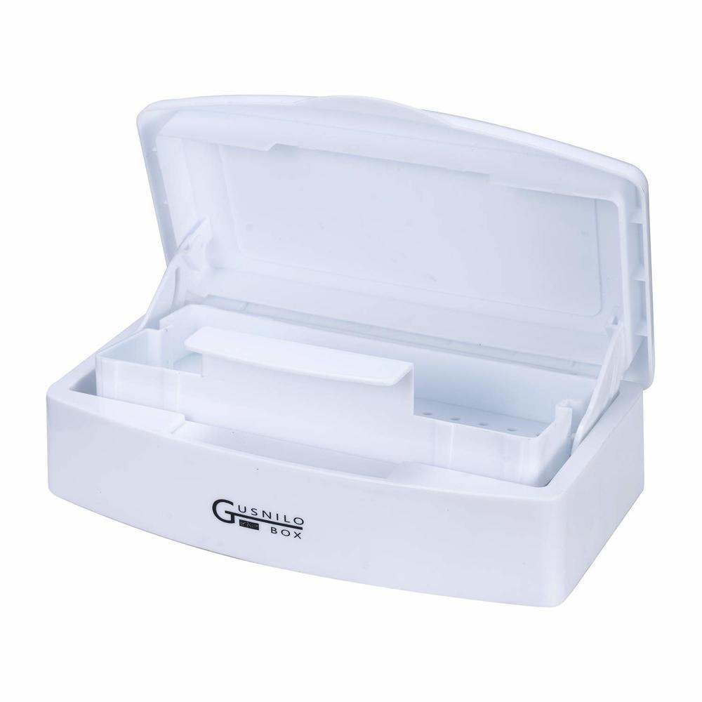 Gusnilo Nail Art Tools, Plastic Storage Box for Nail Tools,Manicure Tool, Tweezers, Hair Salon, Spa and Trimmer Manicure Equipme