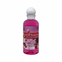 inSPAration Spa and Bath Aromatherapy 112X Spa Liquid, 9-Ounce, Cherry Blossom,Pink