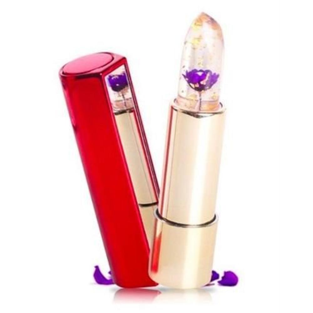 KAILIJUMEI Moisturizer lipsticks Lips Care Surplus Bright Flower Jelly Lipstick 4g x 4 PCS SET
