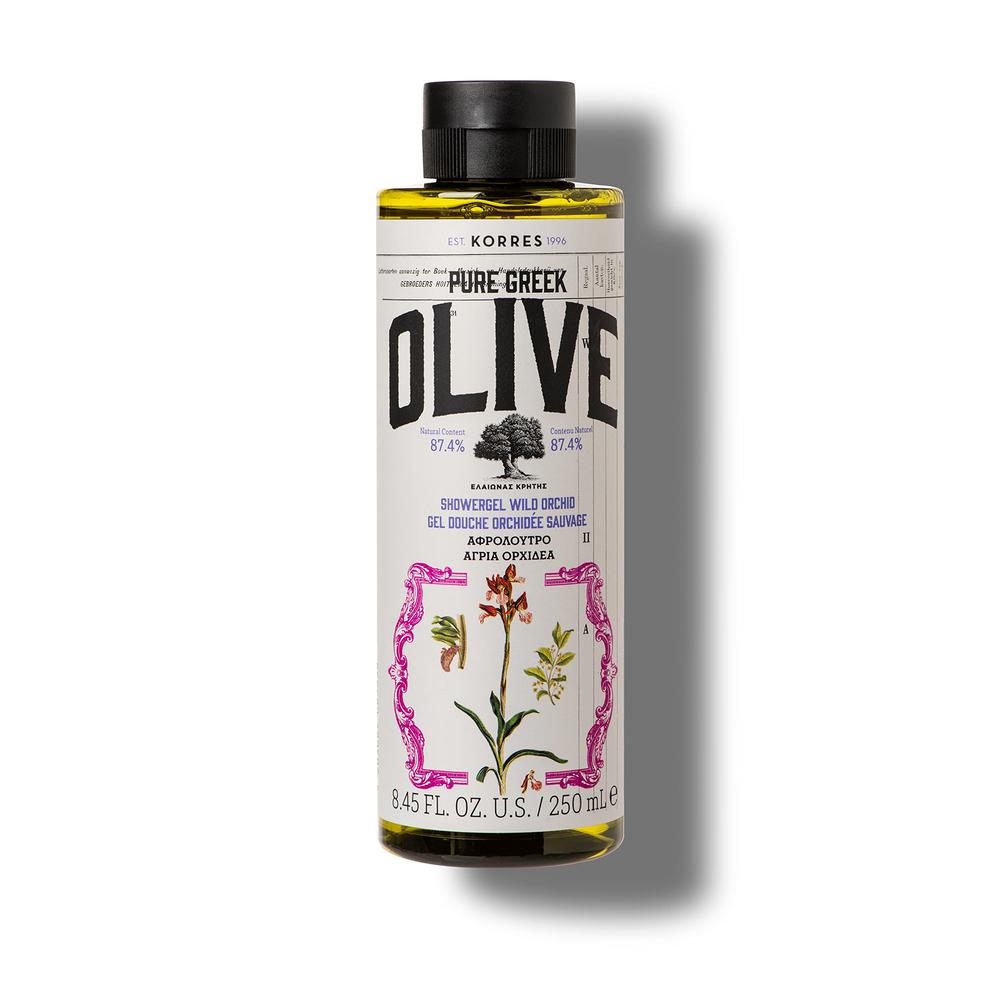 KORRES Olive Shower Gel, Wild Orchid, 8.45 fl. oz.