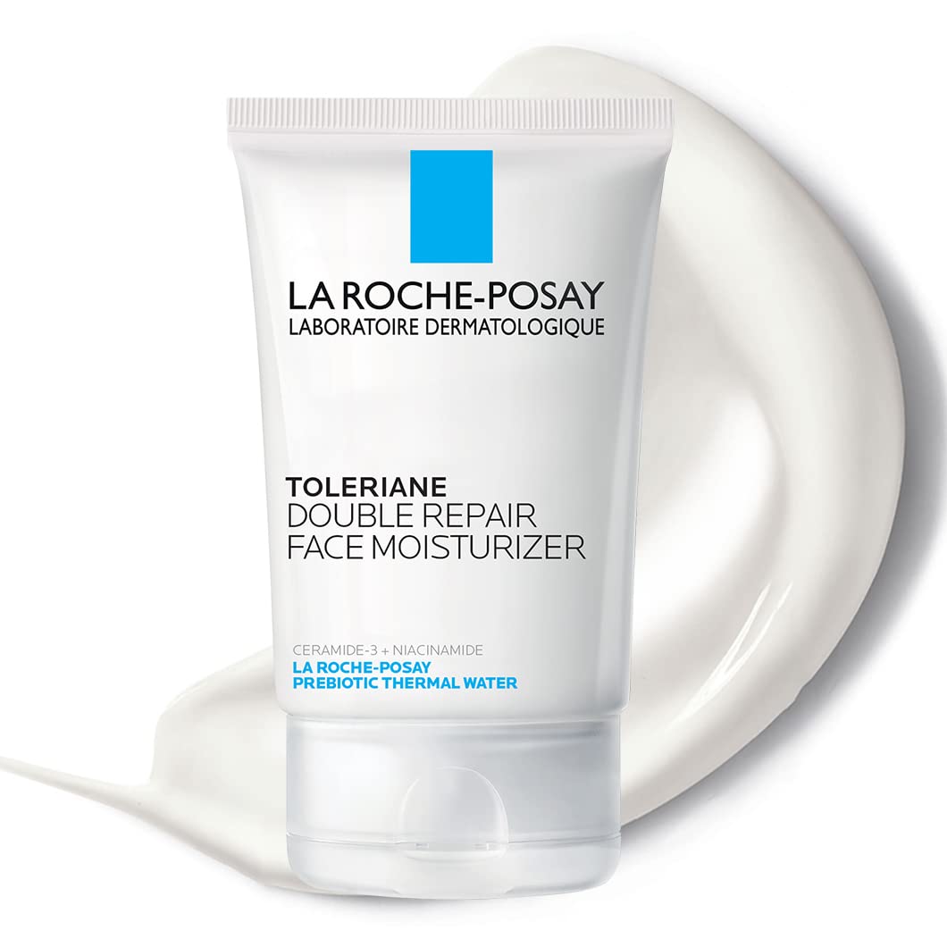La Roche-Posay Toleriane Double Repair Face Moisturizer, Daily Moisturizer Face Cream with Ceramide and Niacinamide for All Skin