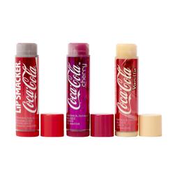 Lip Smacker Coca Cola Cherry, Coca Cola Vanilla and Original Coca Cola Trio Lip Balm Set