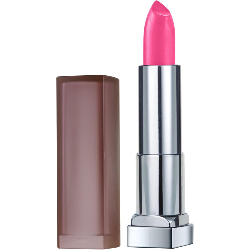 Maybelline New York Color Sensational Creamy Matte Lipstick, Electric Pink, 0.15 oz.