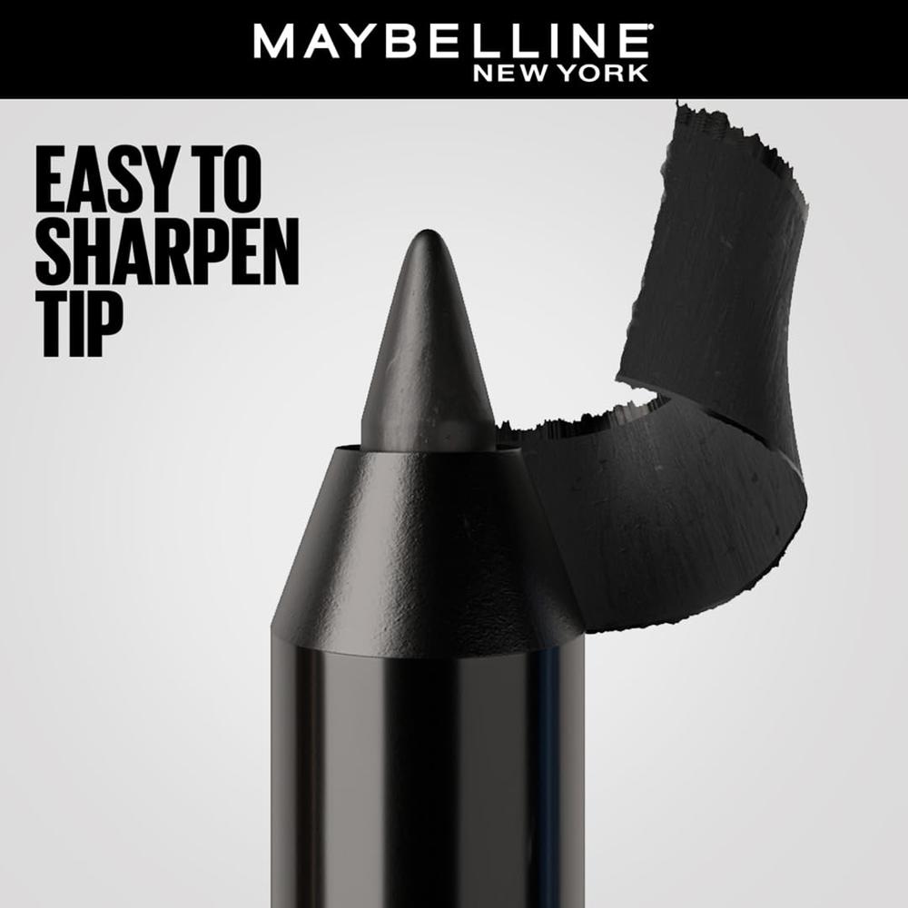 Maybelline New York Maybelline TattooStudio Long-Lasting Sharpenable Eyeliner Pencil, Glide on Smooth Gel Pigments with 36 Hour Wear, Waterproof, Po