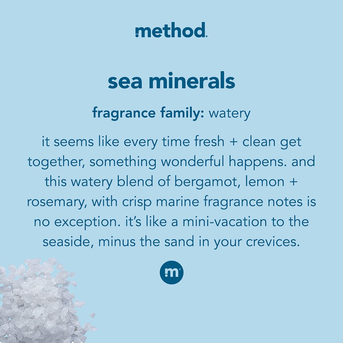 Method Products Method Gel Hand Soap Refill, Sea Minerals, Biodegradable Formula, 34 Fl Oz (Pack of 1)