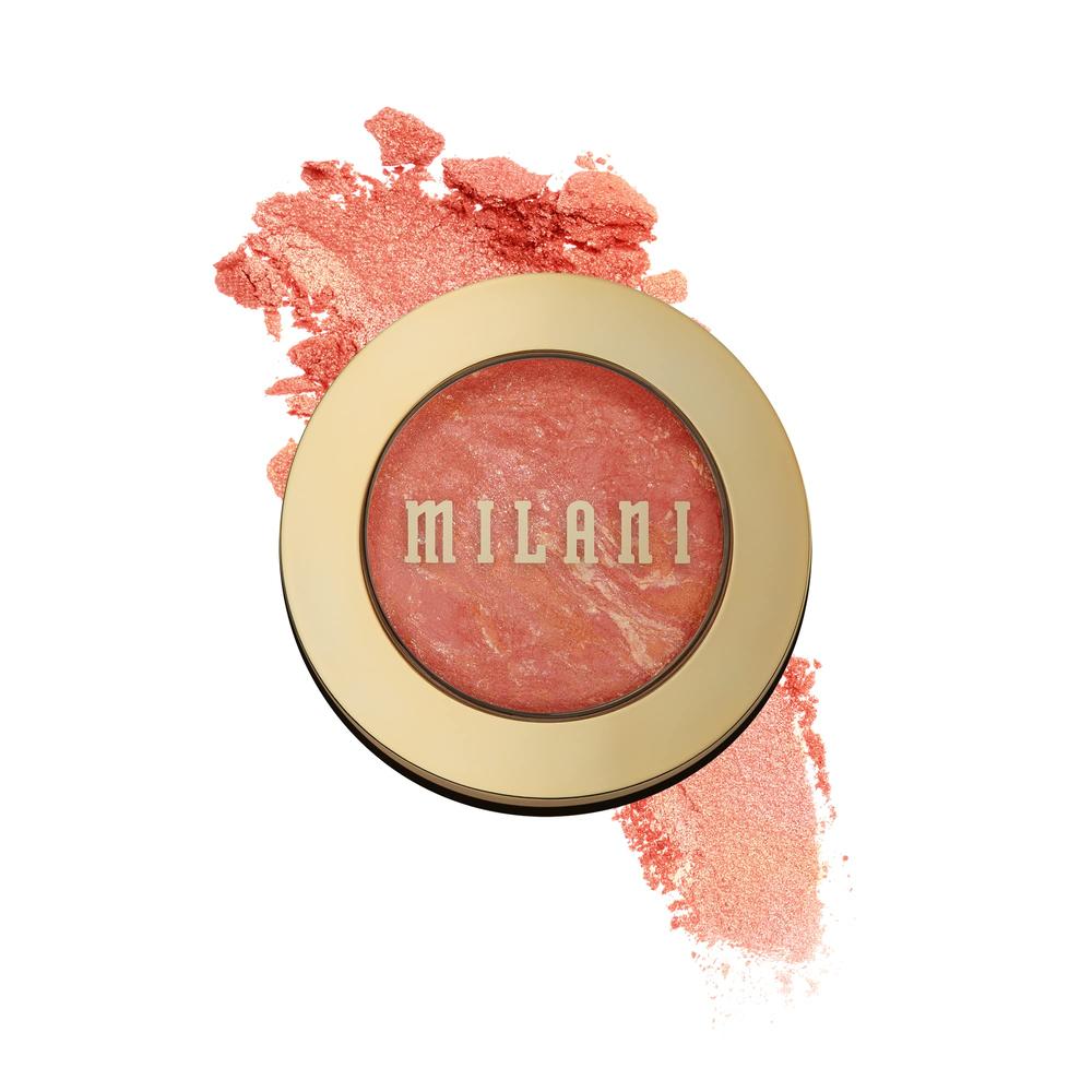 Milani Baked Blush - Corallina (0.12 Ounce) Cruelty-Free Powder Blush - Shape, Contour & Highlight Face for a Shimmery or Matte 