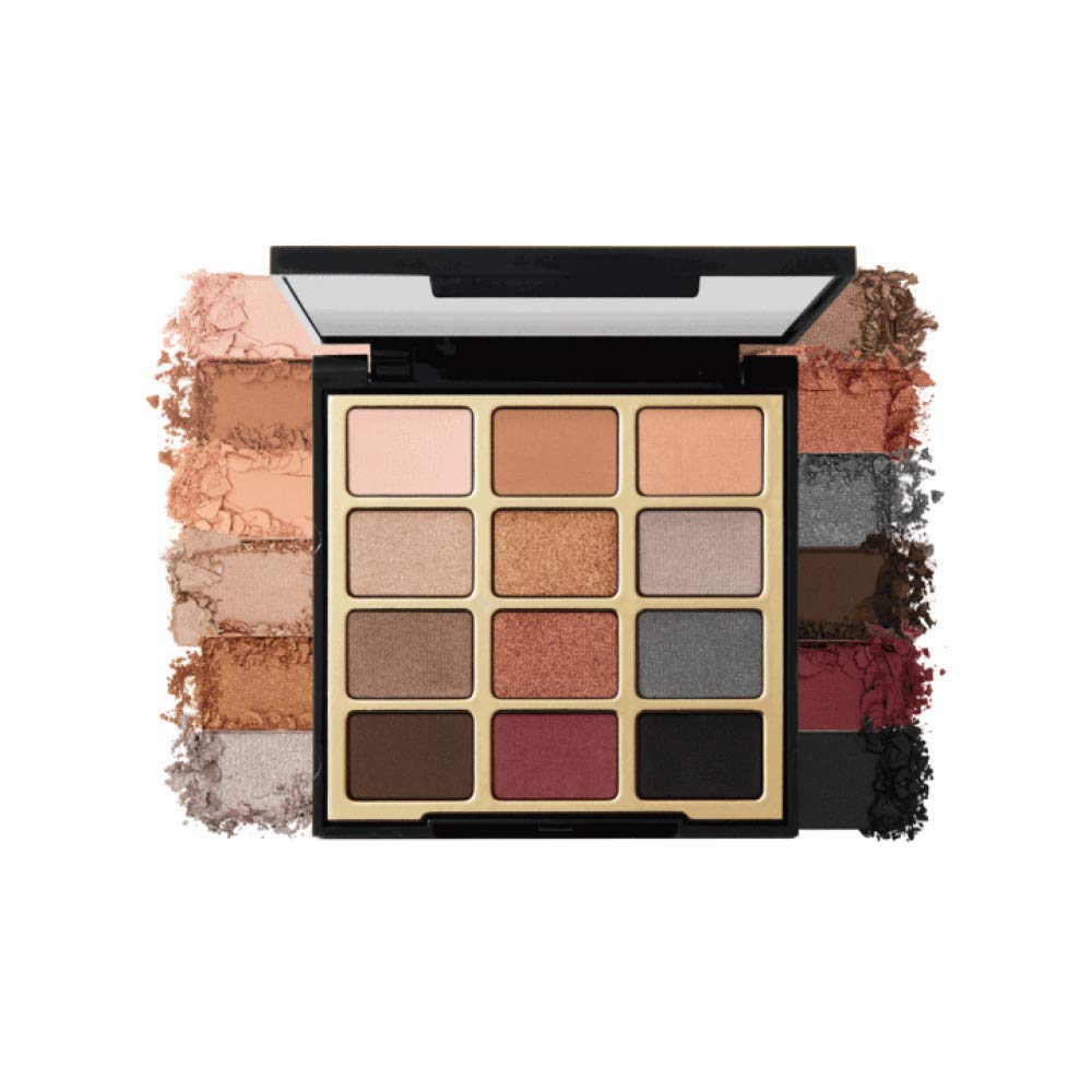 Milani Bold Obsessions Eyeshadow Palette (0.48 Ounce) 12 Cruelty-Free Jewel-Tone Matte & Metallic Eyeshadow Colors for Long-Last