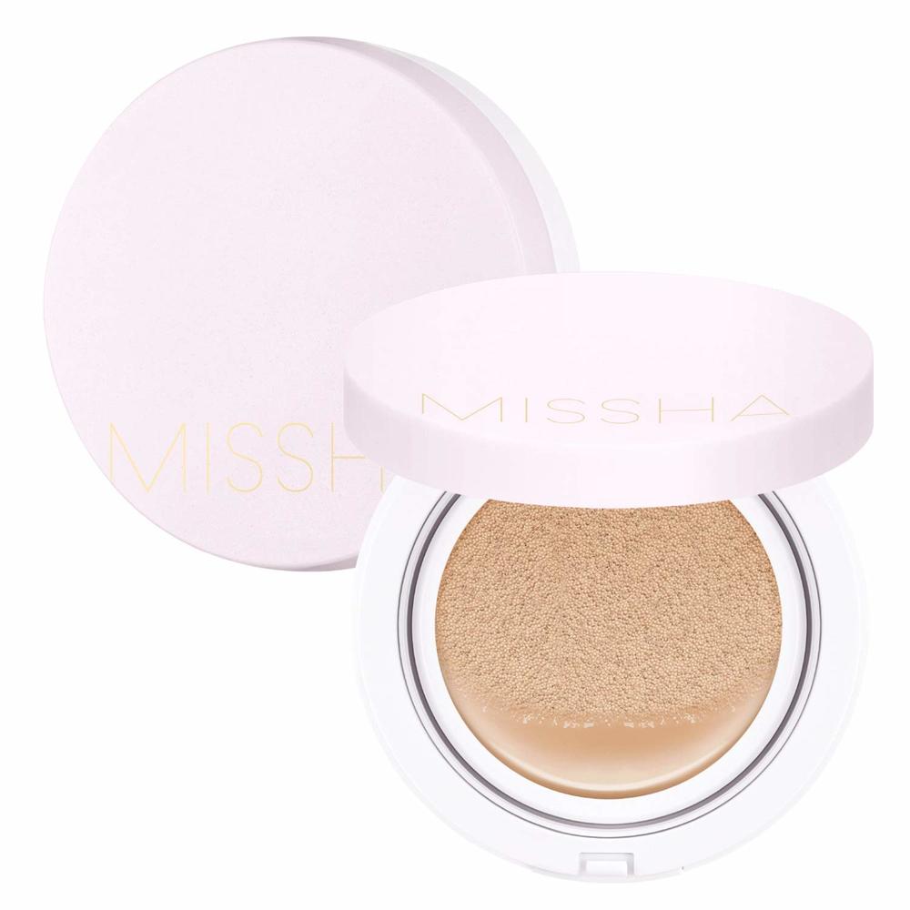MISSHA Magic Cushion Foundation No.23 Natural Beige for light with neutral skin tone - Flawless Coverage, Dewy Finish, Easy Appl
