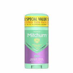 Mitchum Antiperspirant Deodorant Stick for Women, Triple Odor Defense Invisible Solid, 48 Hr Protection, Shower Fresh, 2.7 oz (p