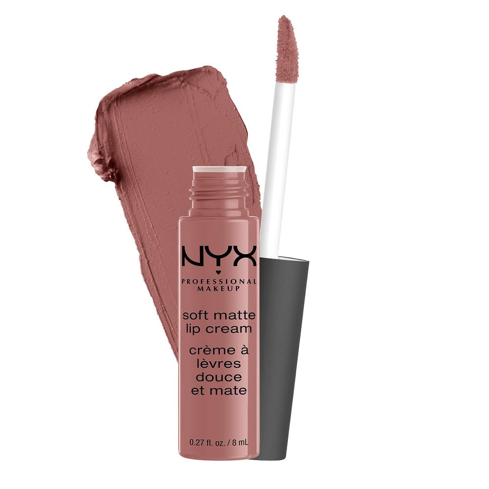 NYX PROFESSIONAL MAKEUP Soft Matte Lip Cream, Lightweight Liquid Lipstick - Los Angeles (Red Brown With Yellow Undertones)